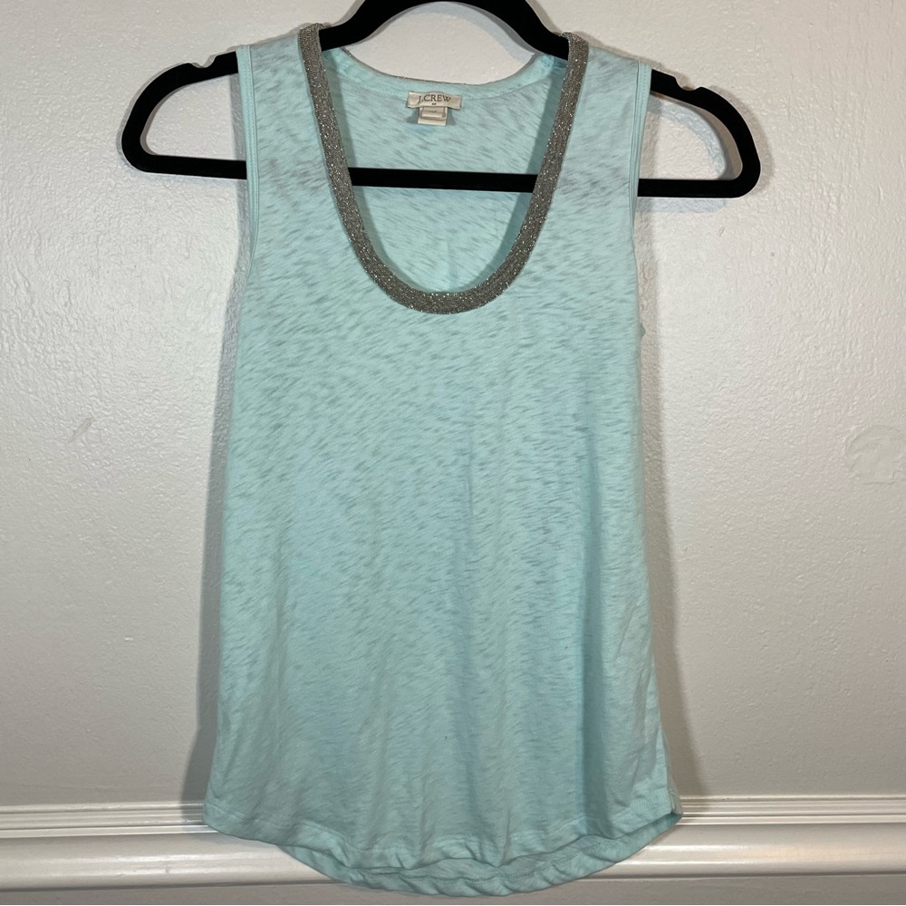 J Crew Beaded Tank Size XXS - Picture 2 of 6